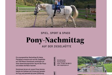 Pony Afternoon | © Tourismusverband Taxenbach