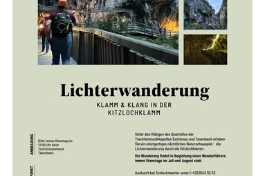 Light Walk Kitzlochklamm | © Tourismusverband Taxenbach